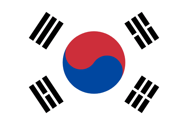 Bandera de Corea del Sur